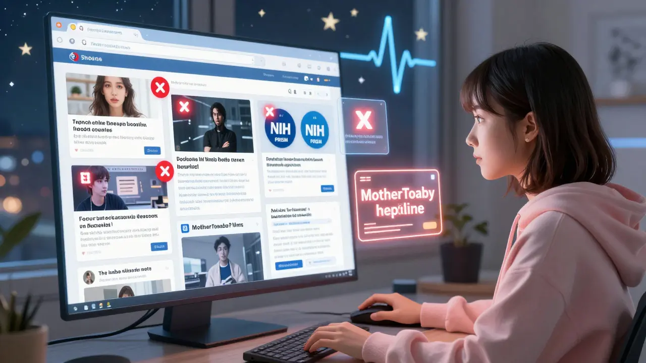 Browser extension flags false pregnancy medication claims with verified safety badges in real time.